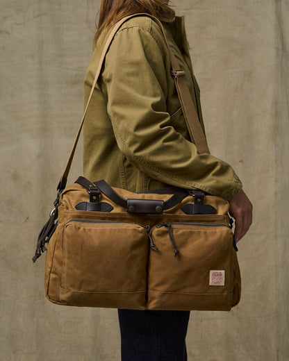 Filson Bags 48 Hour Tin Cloth Duffle Bag - Dark Tan