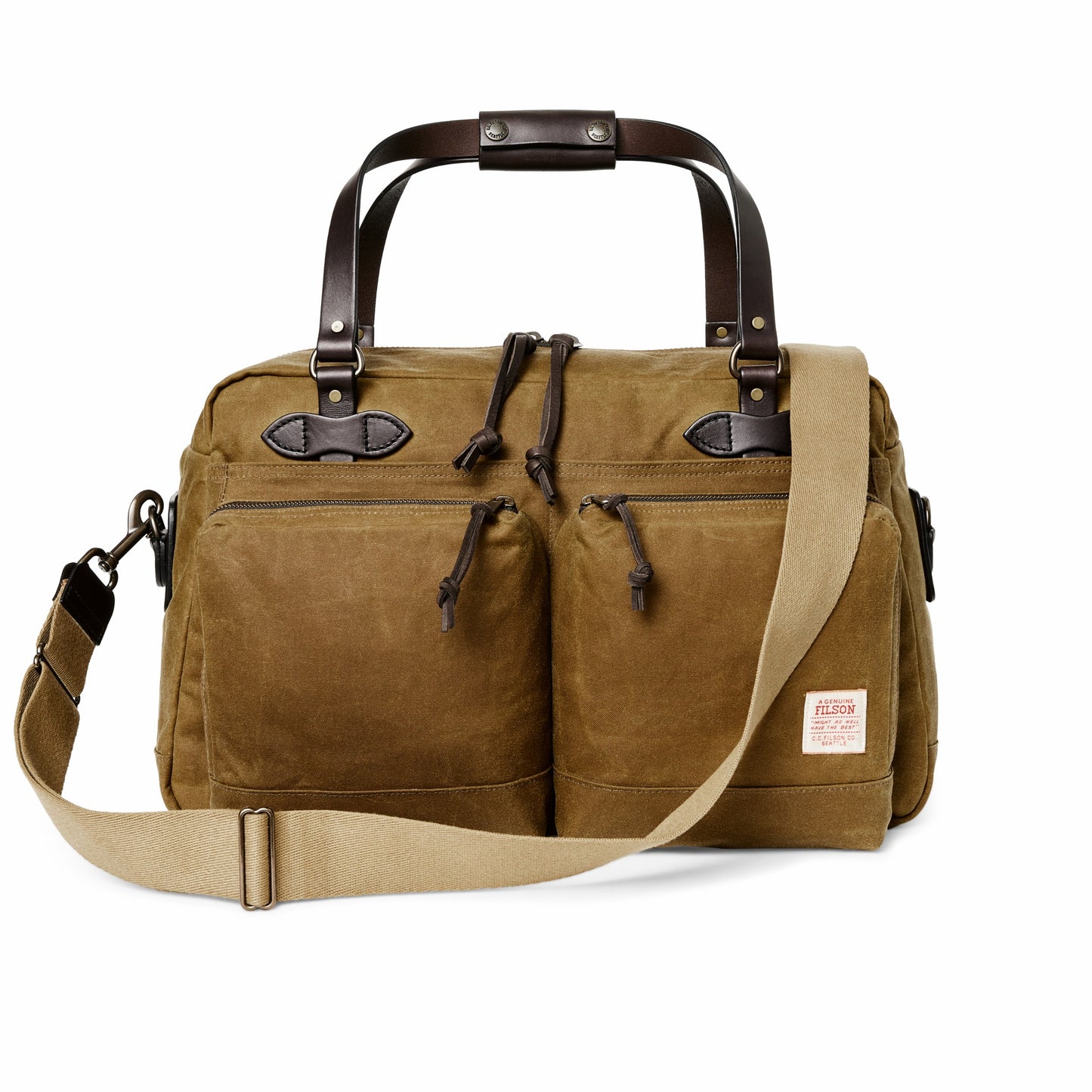 Filson Bags 48 Hour Tin Cloth Duffle Bag - Dark Tan